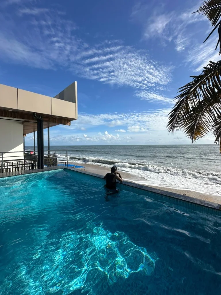 Cherai Beach View from Pool